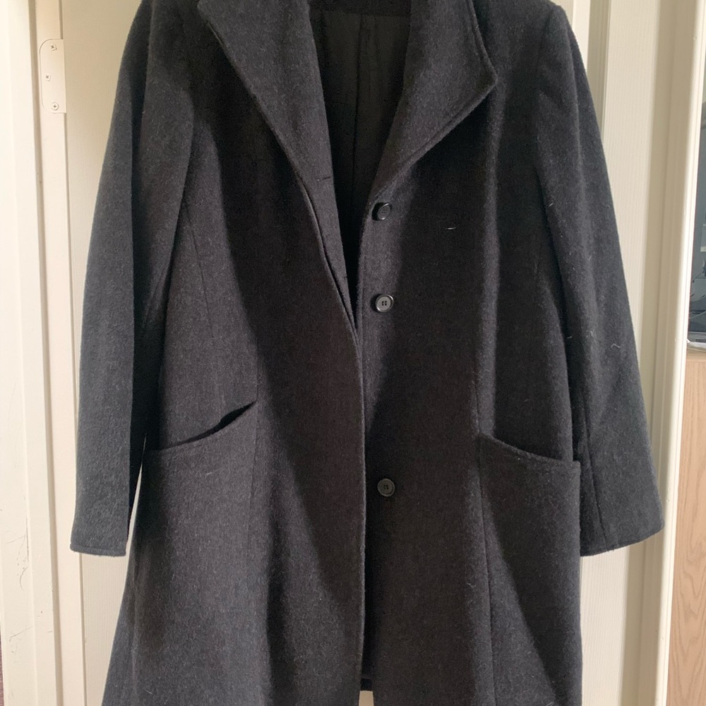 Alfred Dunner Men’s Coat Jacket (dark gray, size 14)